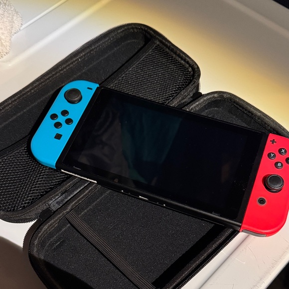 Nintendo Handheld Console - Red and Blue